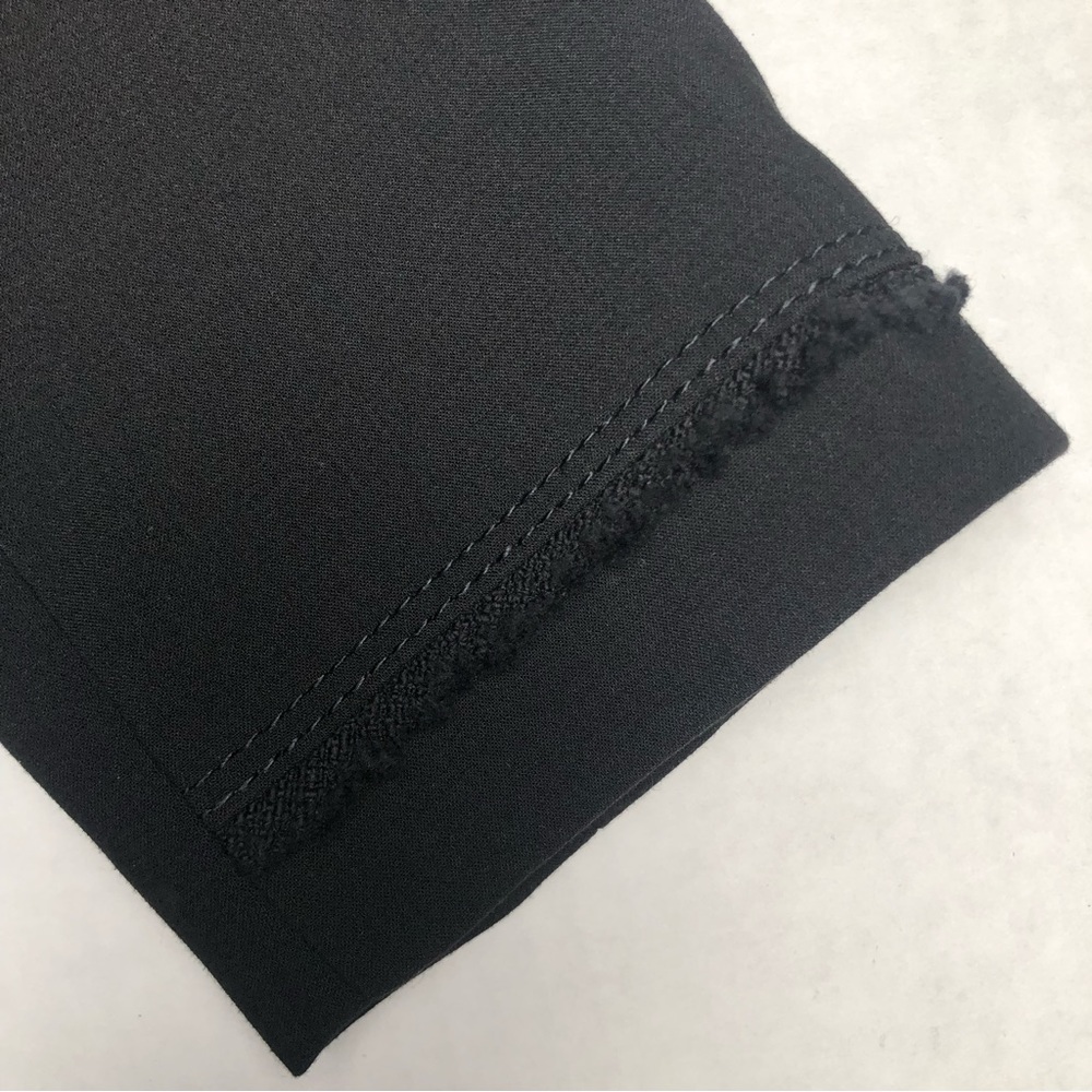⭐️NEW⭐️White House Black Market Black  Asymmetrical Zip Moto BikerJacket Blazer - Picture 5 of 13